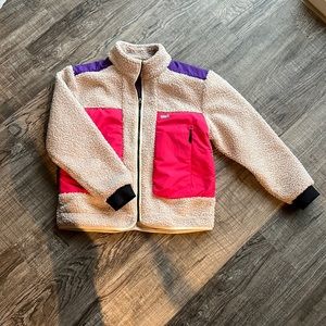FIGS LIMITED Sherpa Jacket - purple and pink
